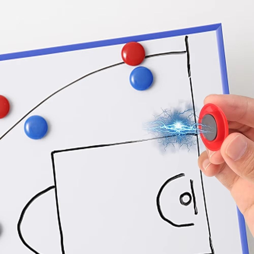 Whiteboard Magnetic - Ímãs Magnéticos Redondos Coloridos Duráveis de
