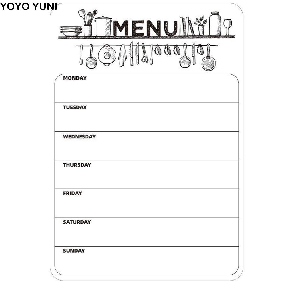 Whiteboard Magnetic - Ins plano bloco de notas memo