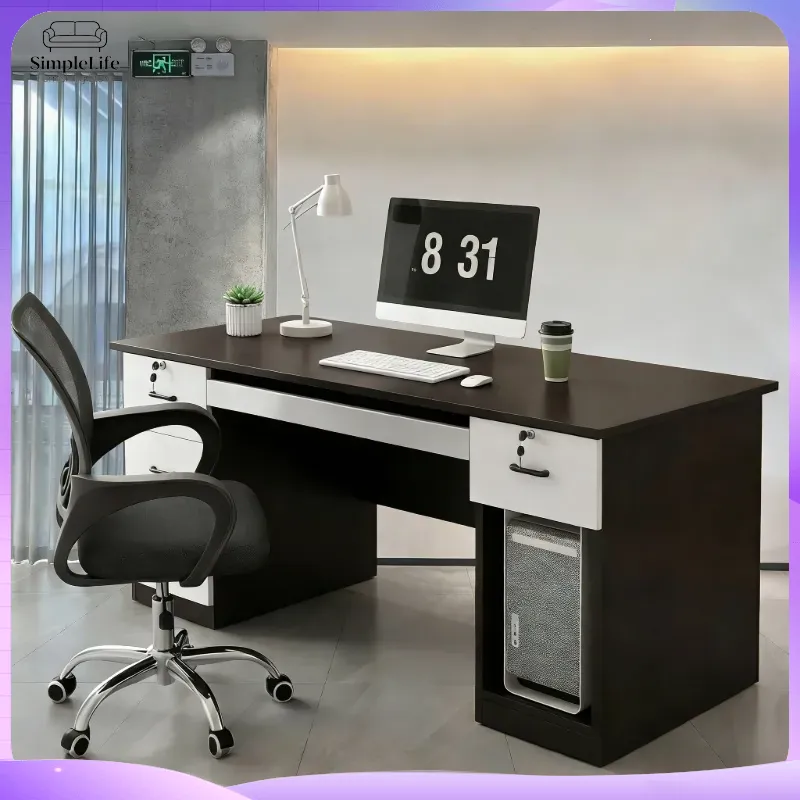 Home Office Trabalho - Mesa de Computador Moderna Minimalista para
