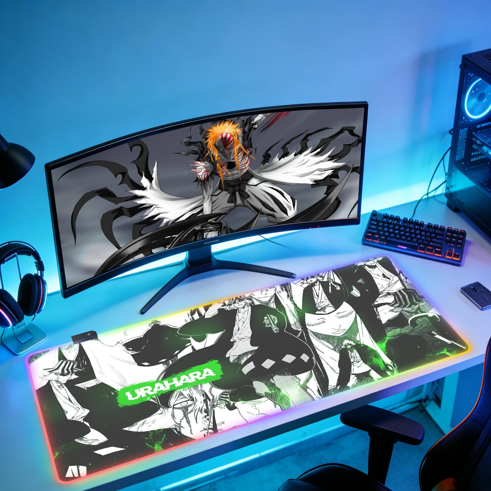 Home Office Bleaching - Mousepad RGB B-BLEACH Novo para Computador,