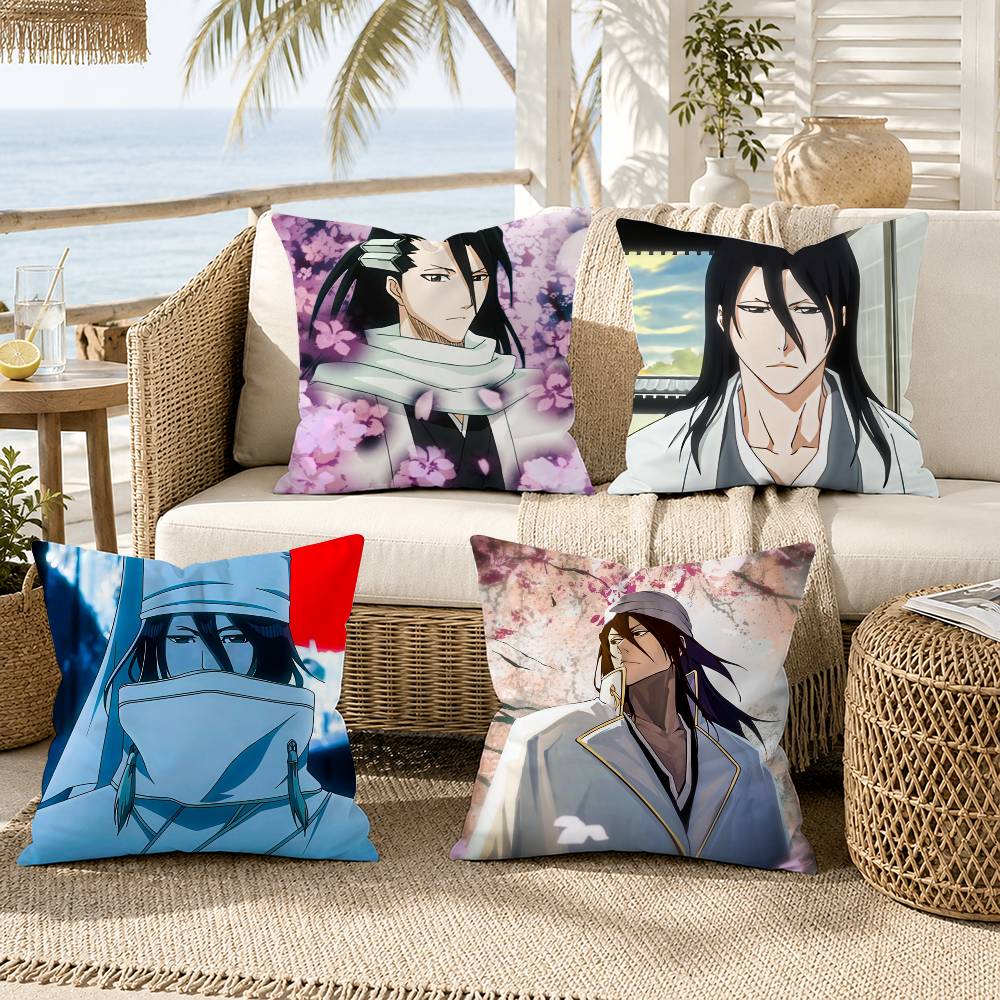Home Office Bleaching - Capa de almofada B-Bleach Anime K-Kuchiki