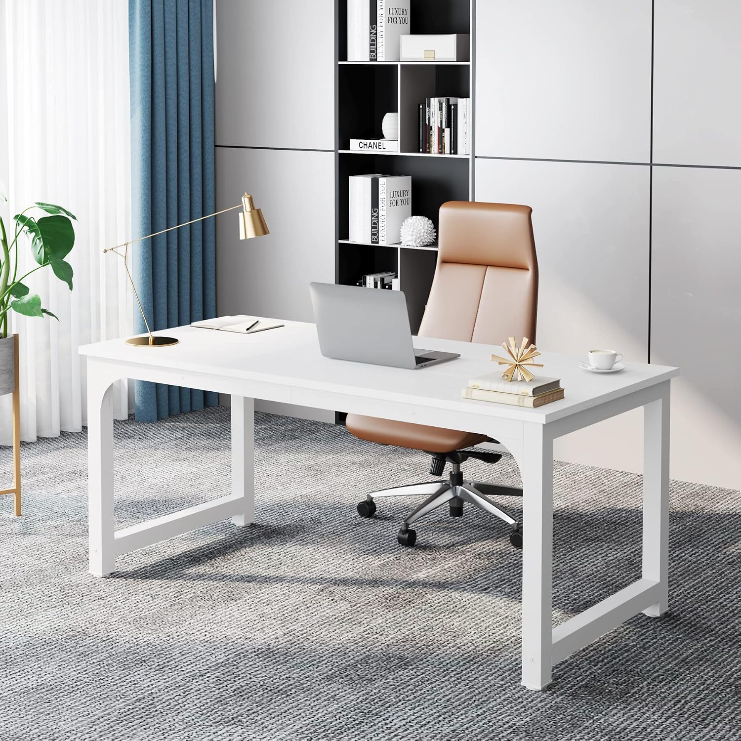 Mesa Executiva de 63 Polegadas - Home Office Trabalho avaliação e preço