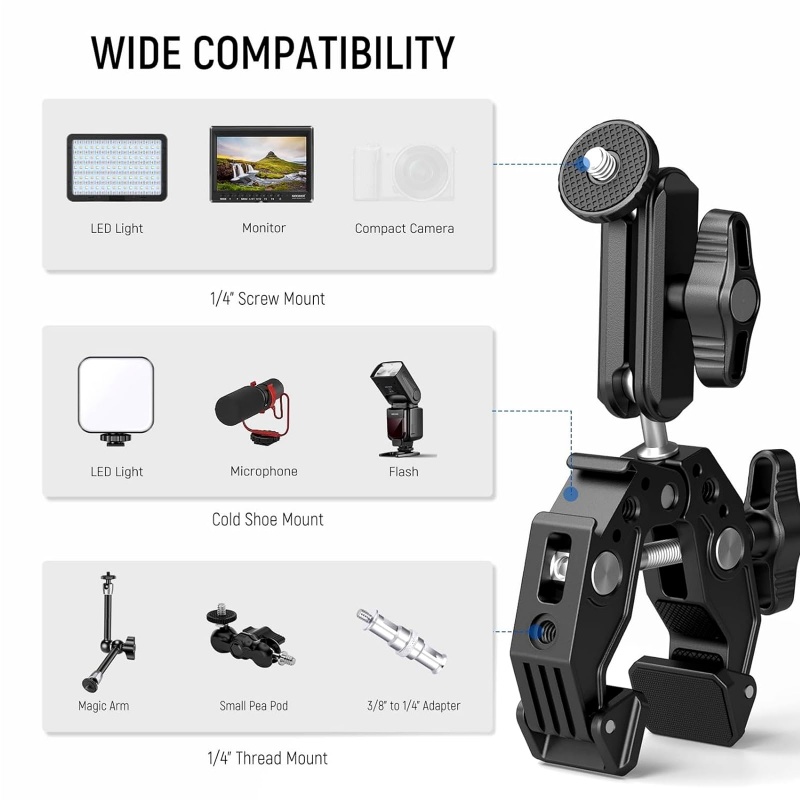 Braçadeira Universal de Alumín - Monitor Arm Dual avaliação e preço
