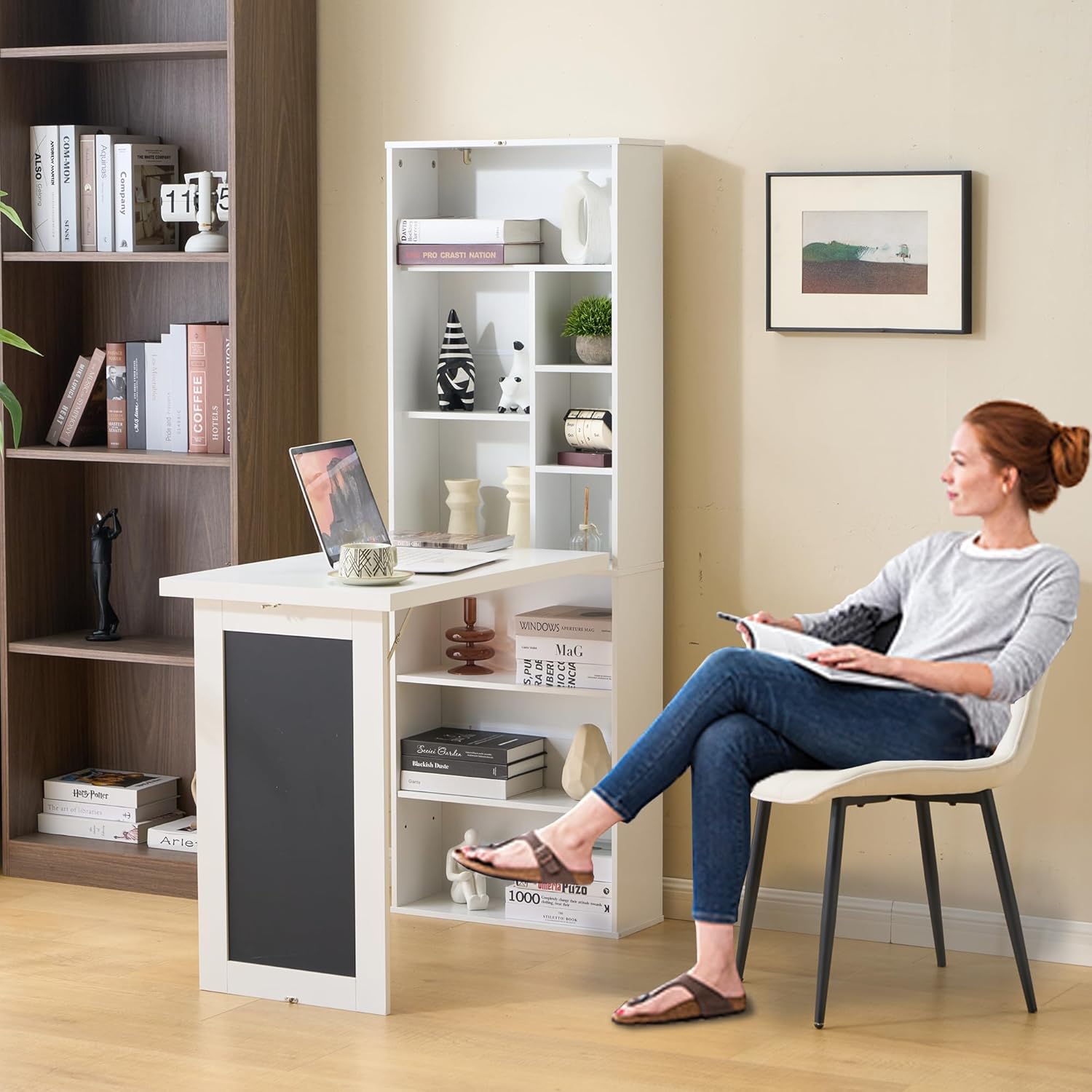 Mesa Dobrável de Parede com Ar - Home Office Trabalho avaliação e preço