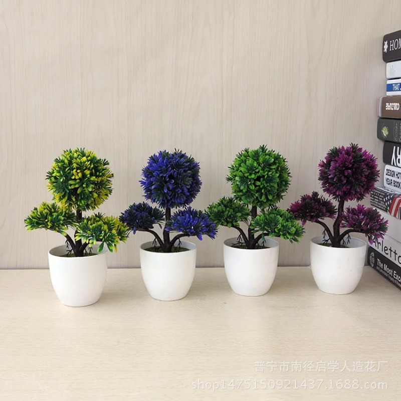 Planta Artificial Pequena em V - Home Office Desk Ideas avaliação e preço