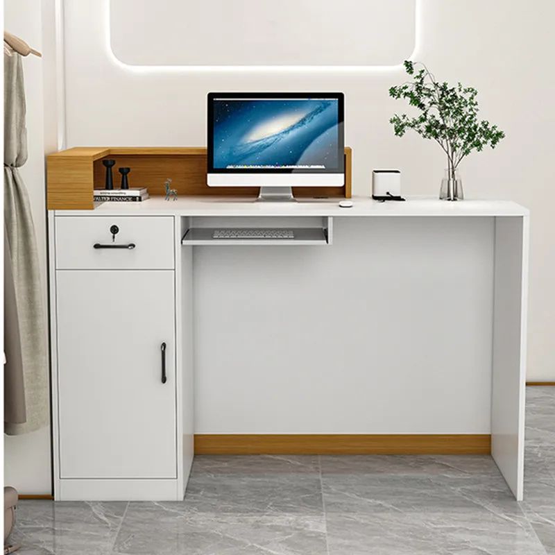 Balcão de Recepção de Hotel em - Home Office Desk Ideas avaliação e preço