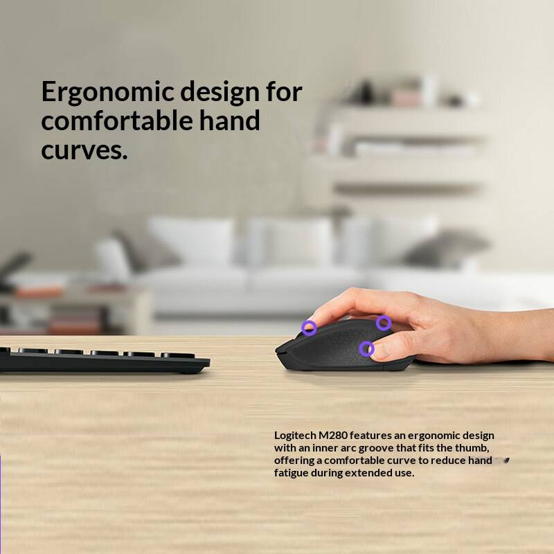 Mouse Sem Fio para Estudo M280 - Home Office Trabalho avaliação e preço