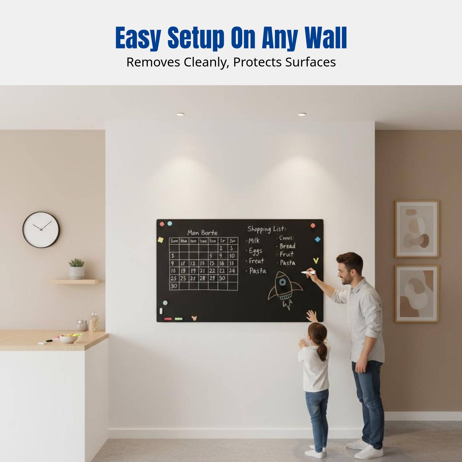 Adesivo de Quadro Branco para  - Whiteboard Magnetic avaliação e preço
